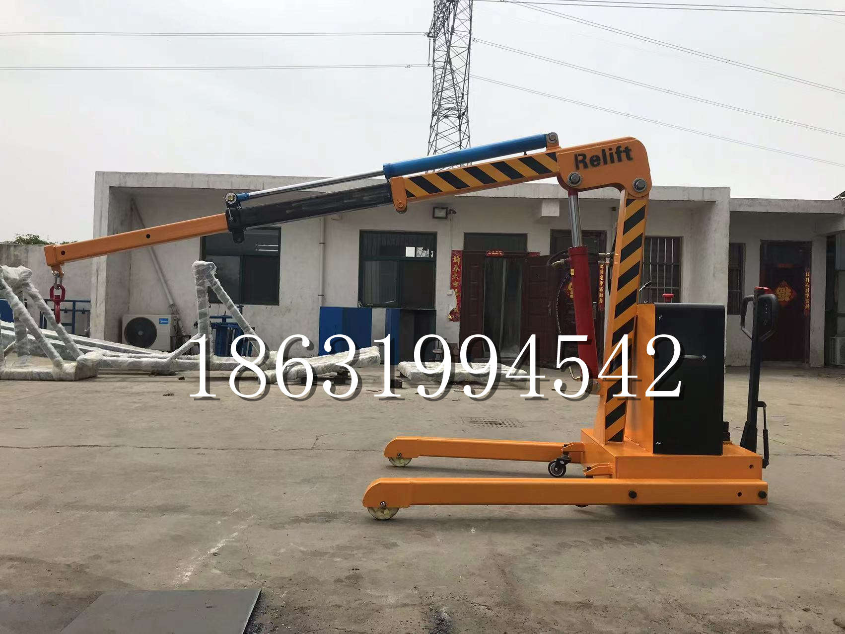 运河区久征定做3吨三轮随车吊 农用园林绿化移树吊 平板工程用小吊机